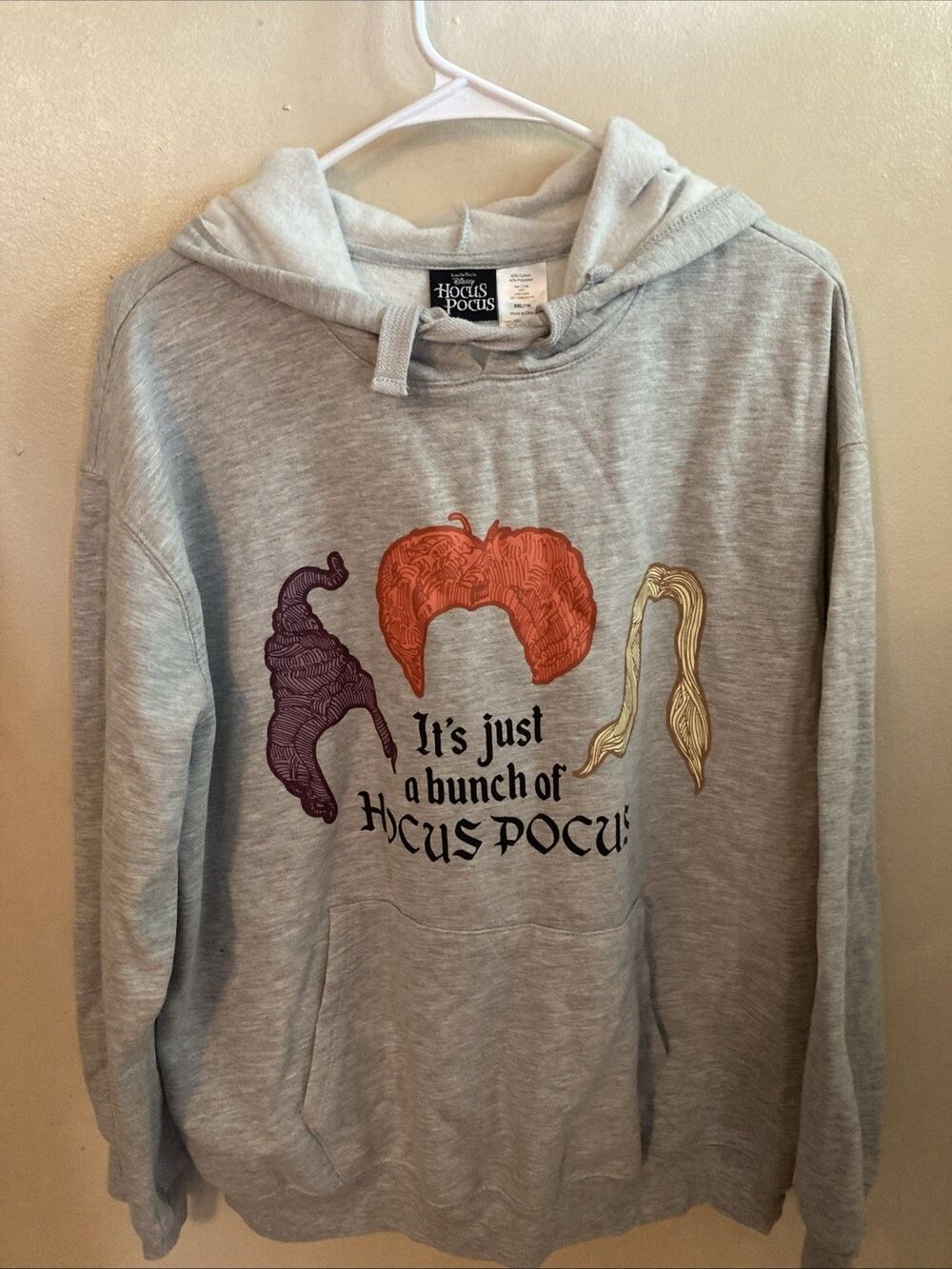 Disney "It's just a bunch of Hocus Pocus" Hoodie Size XXL 19 Halloween